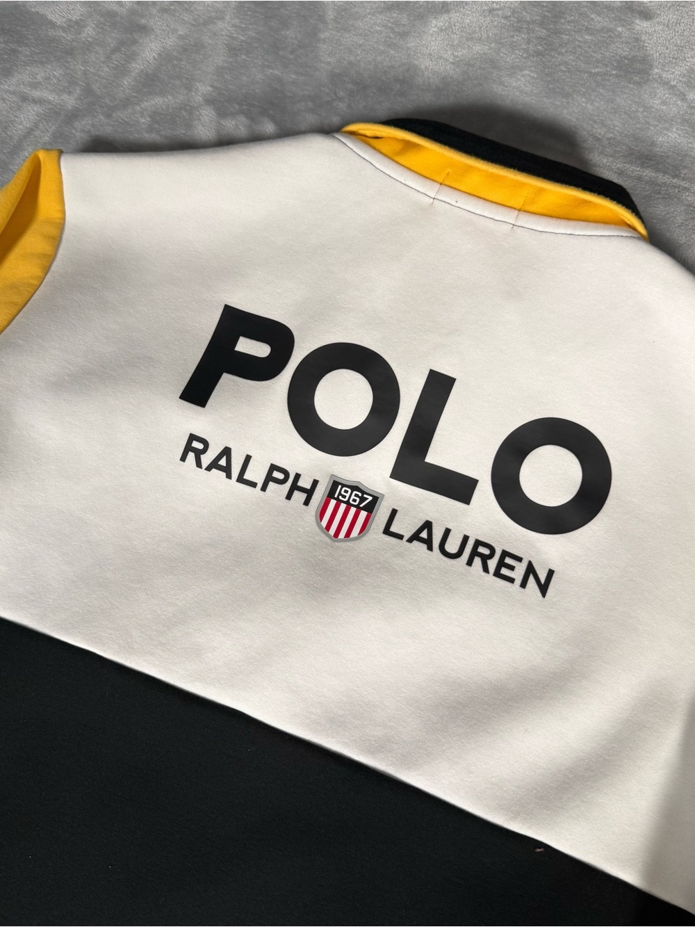 Polo Ralph Lauren Track Jacket Mens L Colorblock Stadium Shield Full Zip - Picture 8 of 11